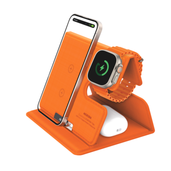 3in1_charger_clean_1 תחנת טעינה אלחוטית 3-ב-1 לאייפון, Apple Watch ואוזניות