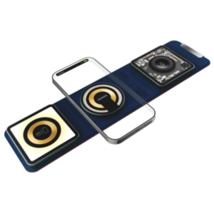 משטח טעינה אלחוטי מתקפל 3-ב-1 לאייפון, Apple Watch ואוזניות