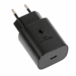 מטען קיר Samsung USB-C מהיר – Super Fast Charging לטלפונים וטאבלטים